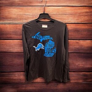 Detroit Lions One Pride NFL Team Apparel Long Sleeve Size XL